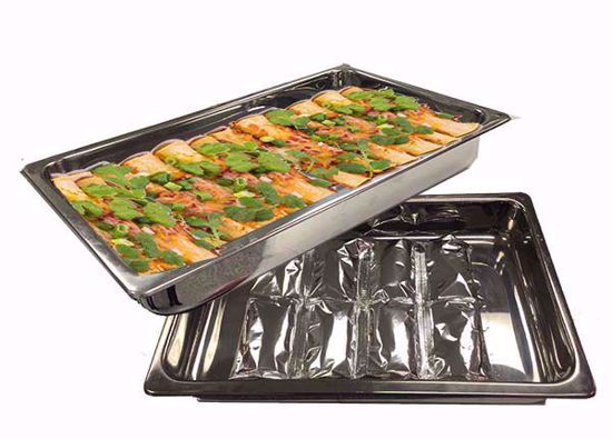 Half-pan self-heating food warming pads - 36 pack