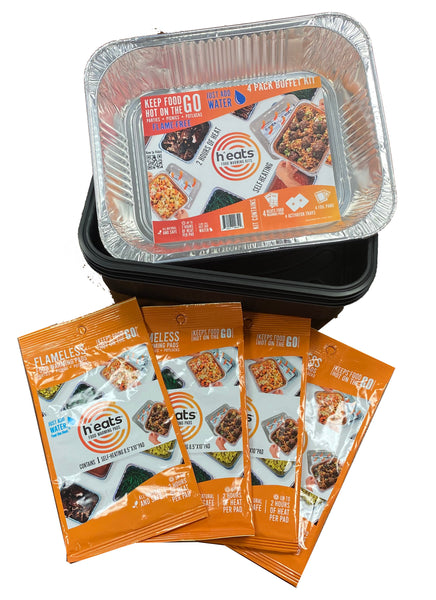 H°eats Full-pan Self-heating Food Warming Pads - 72 Pack